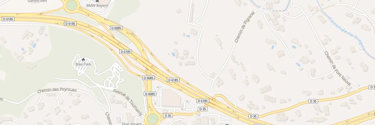 Plan du 95B Che de Pigranel à Mougins