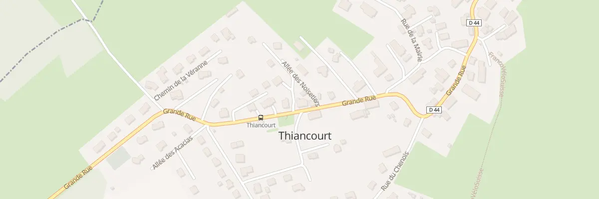 Plan du 520 Grande Rue à Thiancourt