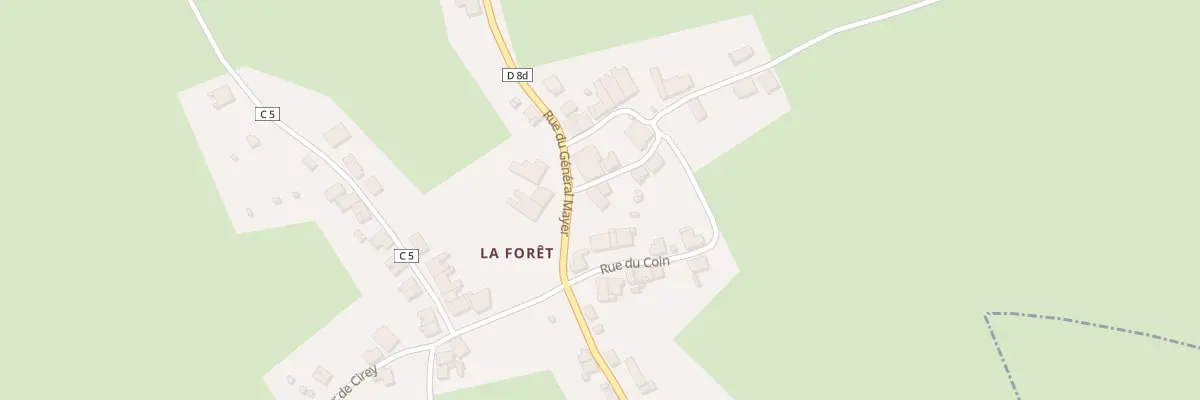 Plan du 2 Rue de Saint-quirin à Bertrambois