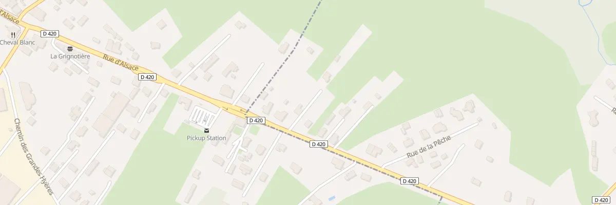 Plan du 48 Rue de Saint Die à Remomeix