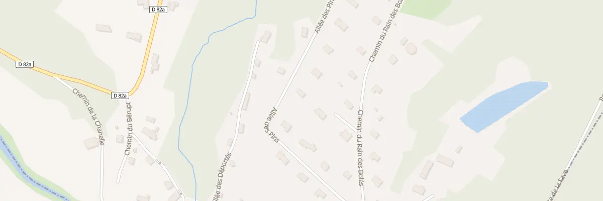 Plan du 264 All des Pins à Nayemont-les-Fosses