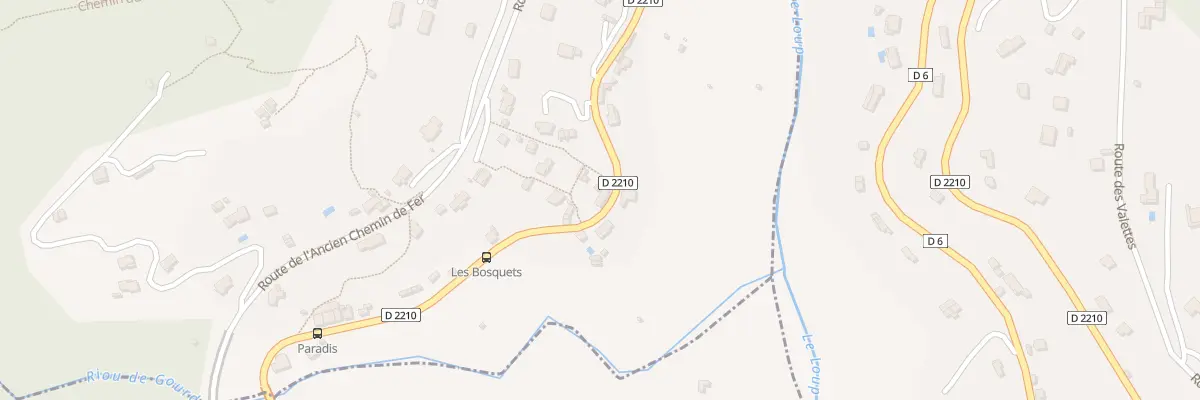 Plan du 722 Rte de Grasse à Gourdon
