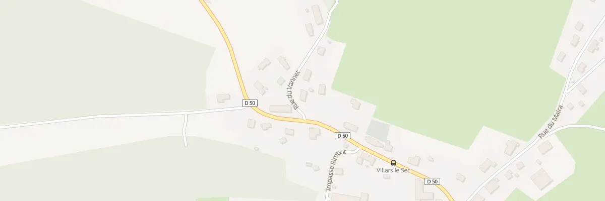 Plan du 2 Rue du Vannet à Villars-le-Sec