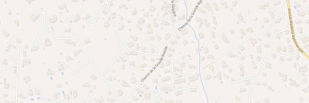 Plan du 558E Che de la Grande Bastide à Mougins