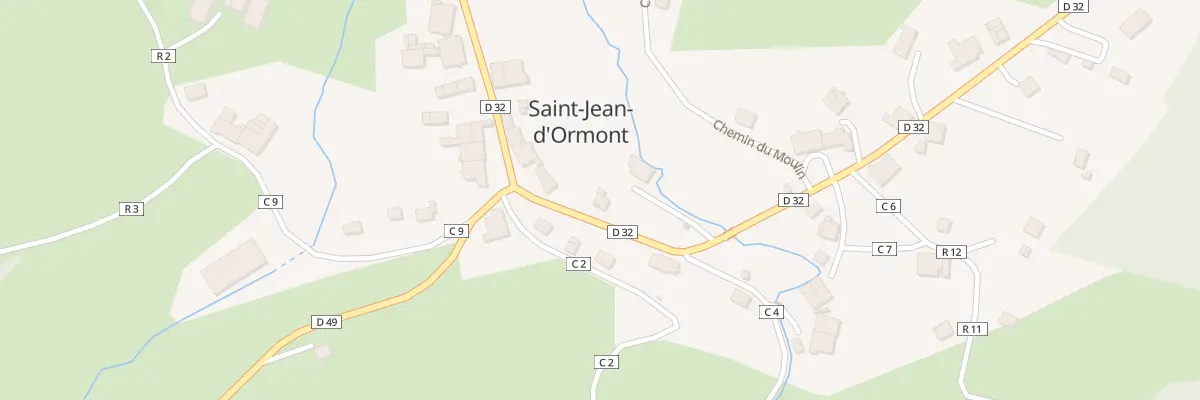 Plan du 1 Rte de Ban de Sapt à Saint-Jean-d’Ormont
