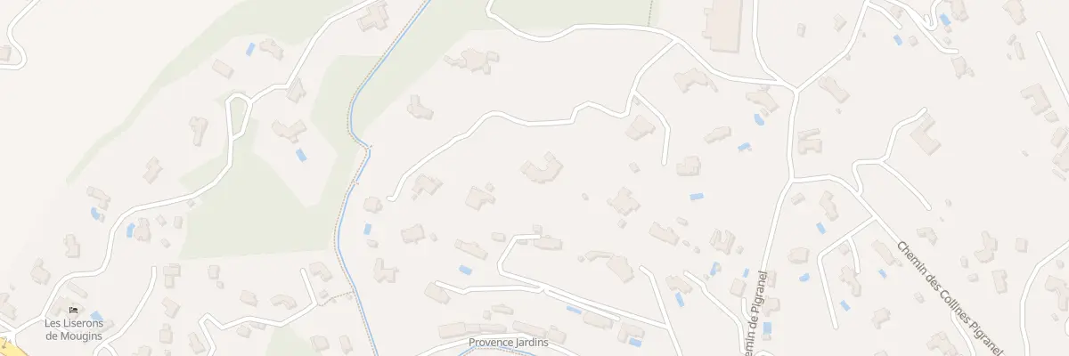 Plan du 751F Che de Pigranel à Mougins