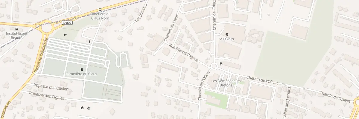 Plan du 78 Che de l’Olivet au Cannet