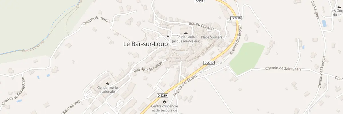 Plan du 5 Rue du Valla au Bar-sur-Loup