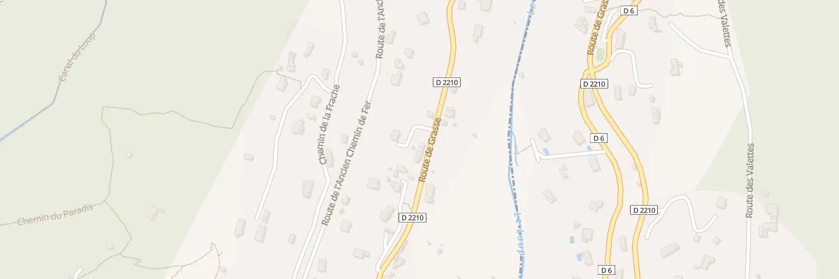 Plan du 444 Rte de Grasse à Gourdon