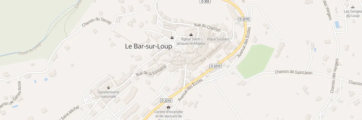 Plan du 10 Rue du Docteur Maurel au Bar-sur-Loup