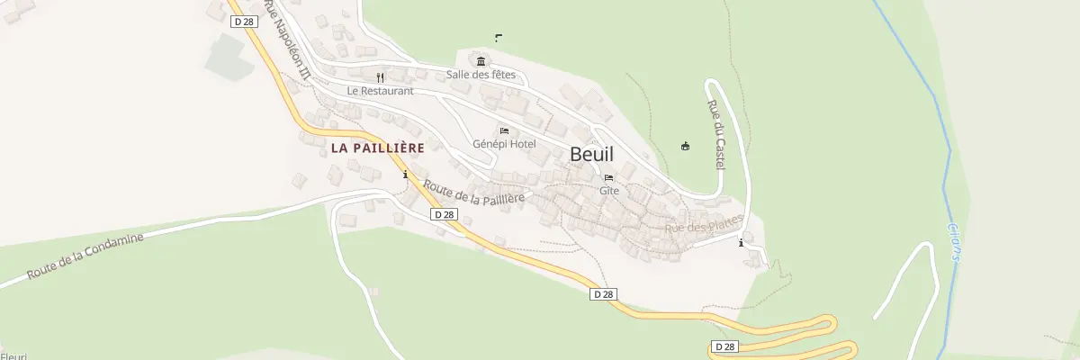Plan du 5031 Village à Beuil