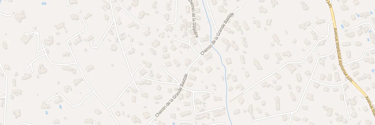 Plan du 502A Che de la Grande Bastide à Mougins