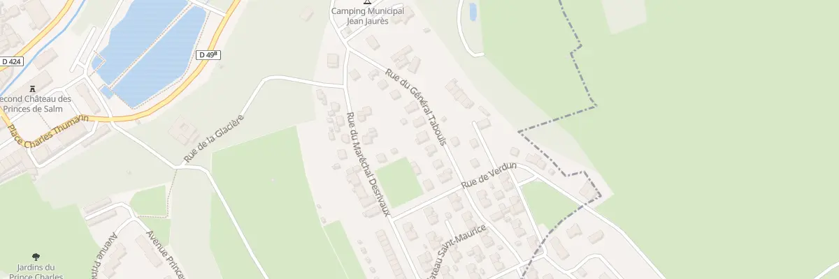 Plan du 12 Rue du Général Tabouis à Senones