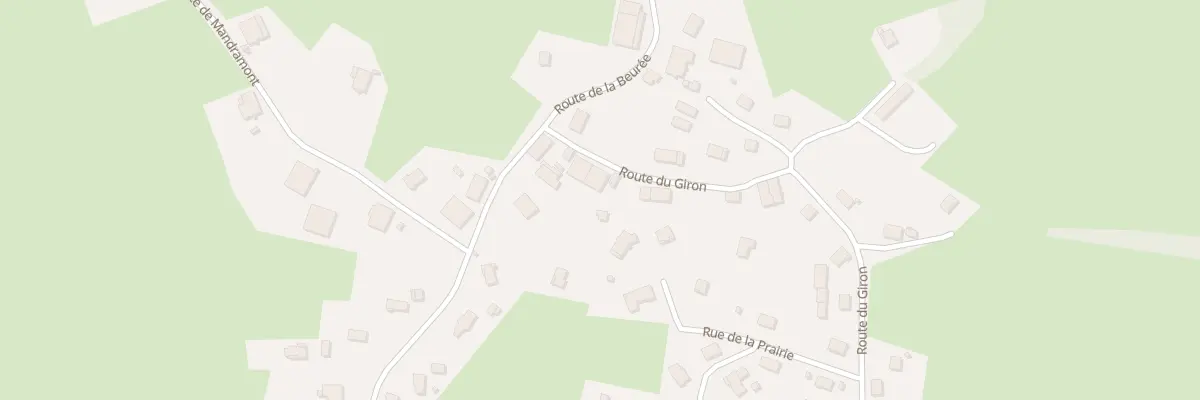 Plan du 15 Rte du Giron à Fraize
