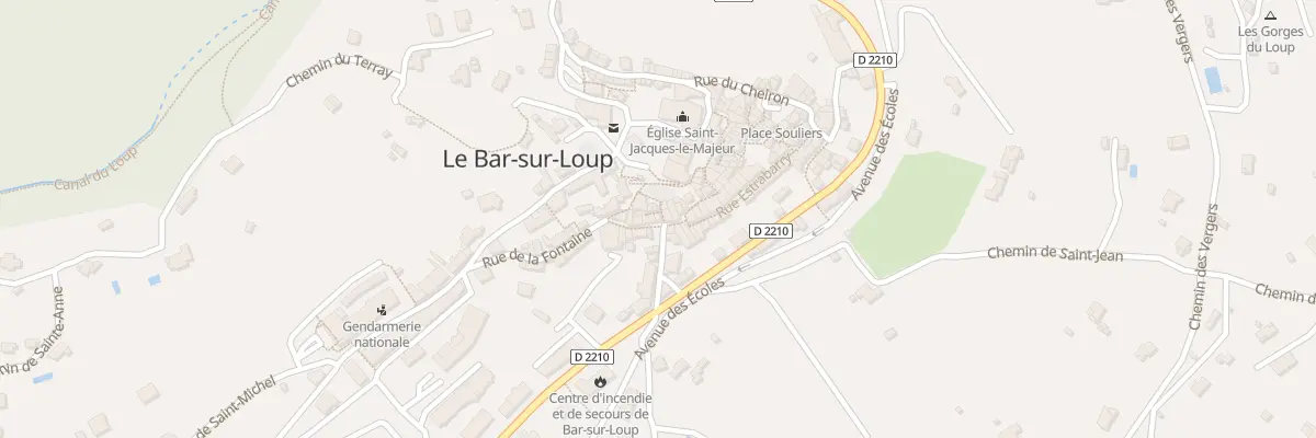 Plan du 4 Rue du Collet au Bar-sur-Loup