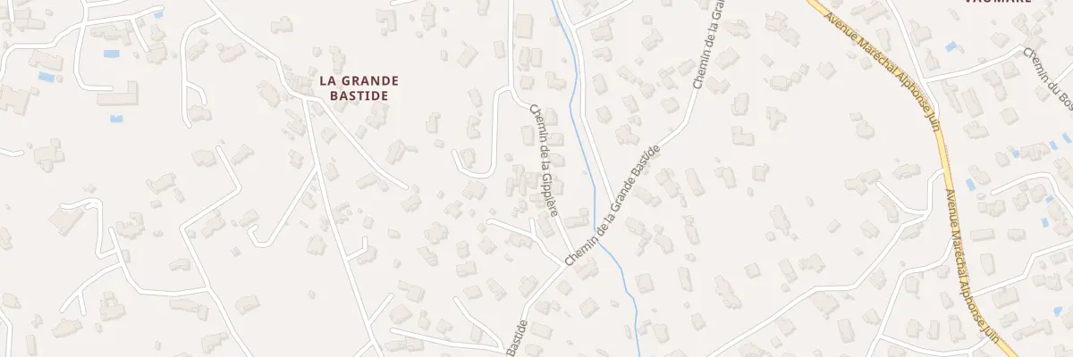 Plan du 454B Che de la Grande Bastide à Mougins