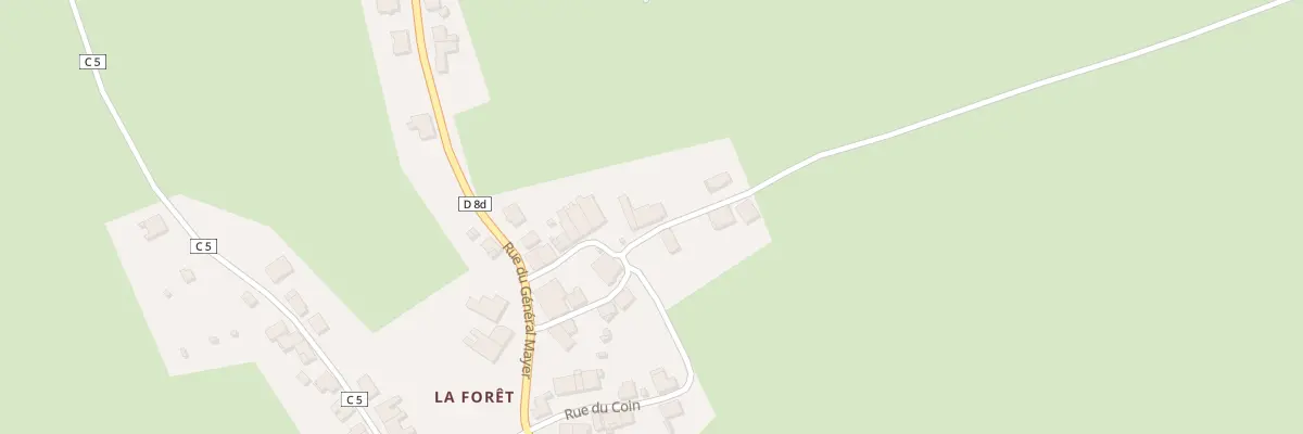 Plan du 7 Rue de Saint-quirin à Bertrambois