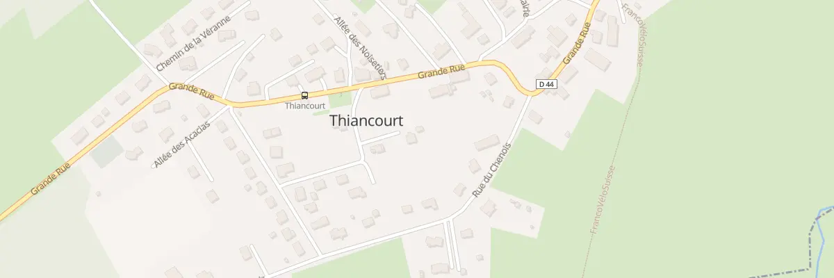 Plan du 67 Che des 3 Arbres à Thiancourt