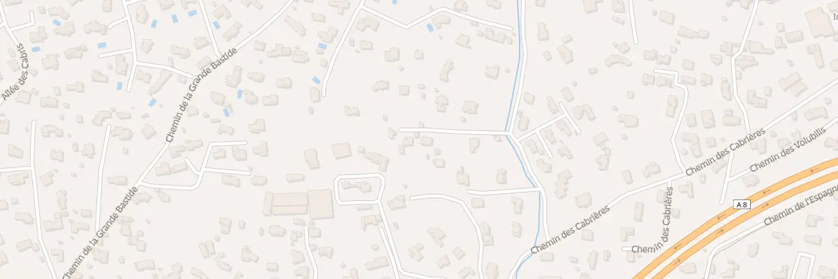 Plan du 524I Che des Cabrières à Mougins