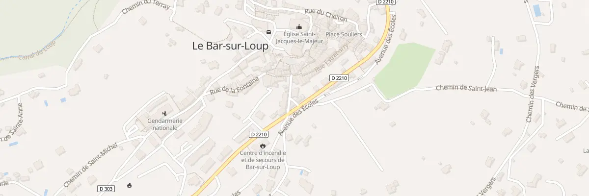 Plan du 248 Av Amiral de Grasse au Bar-sur-Loup