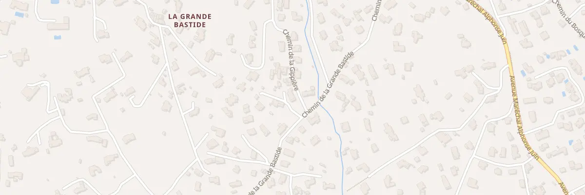 Plan du 454I Che de la Grande Bastide à Mougins