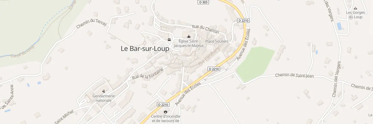 Plan du 2 Pl du Valla au Bar-sur-Loup