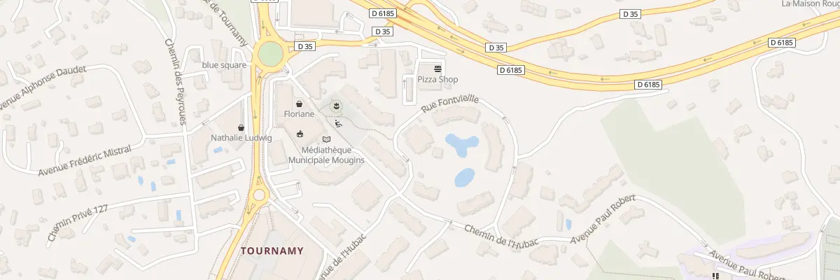 Plan du 329 Rue de Fontvieille à Mougins