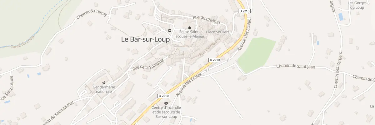 Plan du 3 Rue du Collet au Bar-sur-Loup