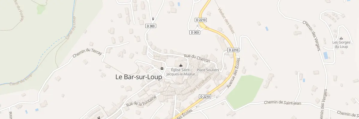 Plan du 3 Rue de la Placette au Bar-sur-Loup