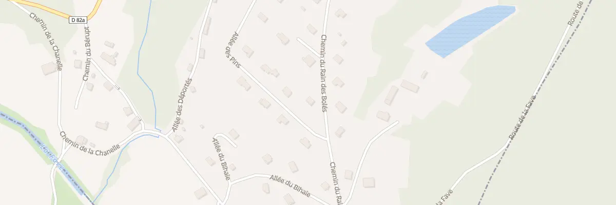 Plan du 50 All des Pins à Nayemont-les-Fosses