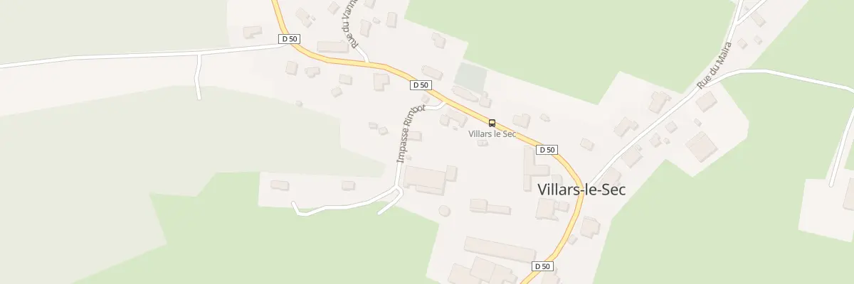 Plan du 1 Imp Rimbot à Villars-le-Sec