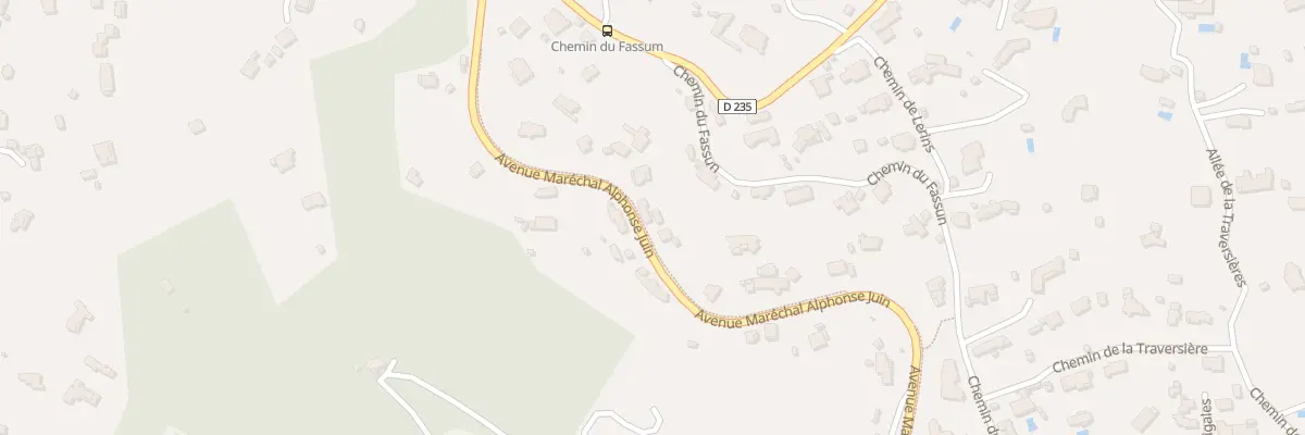 Plan du 463 Av Mal Alphonse Juin à Mougins