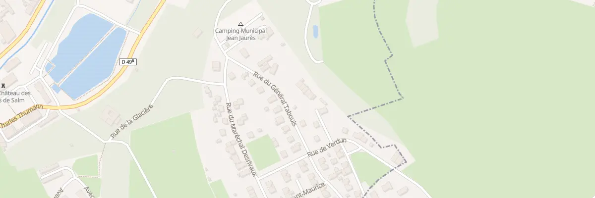 Plan du 19 Rue du Général Tabouis à Senones