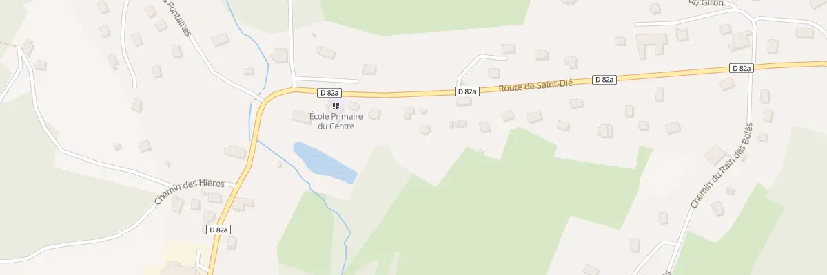 Plan du 1150 Rte de Saint-dié à Nayemont-les-Fosses