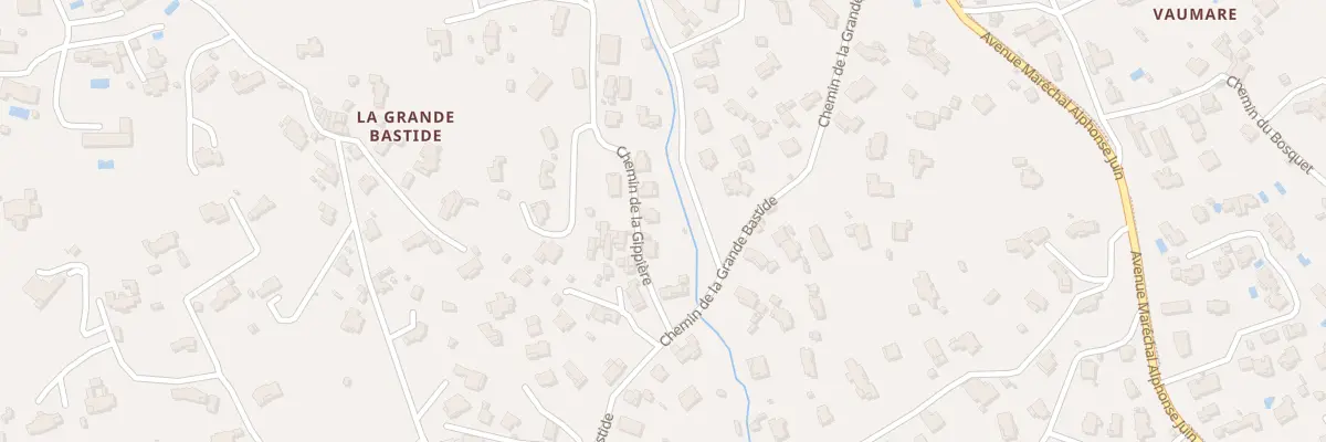 Plan du 110 Che de la Gipiere à Mougins