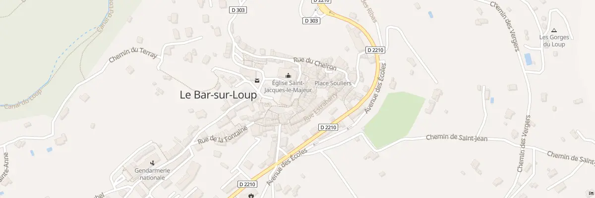 Plan du 5A Rue du Carancou au Bar-sur-Loup