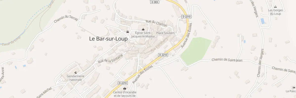 Plan du 21 Rue des Abris au Bar-sur-Loup