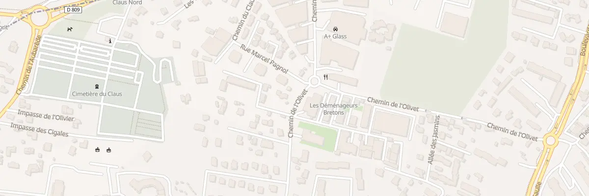 Plan du 80B Che de l’Olivet au Cannet