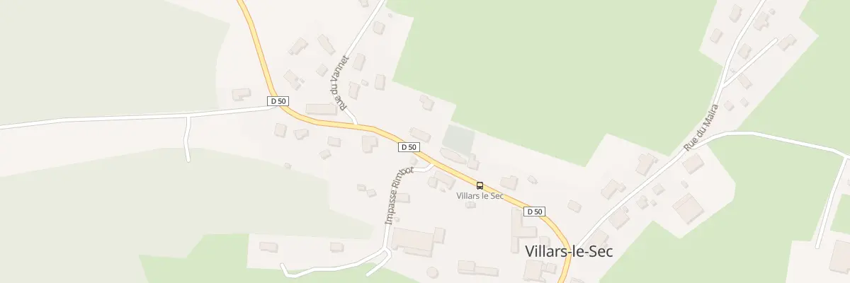 Plan du 9 Rue Principale à Villars-le-Sec