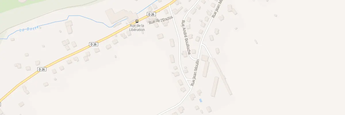 Plan du 10 Rue de l’Enclos à Delle