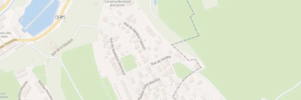 Plan du 27 Rue du Général Tabouis à Senones