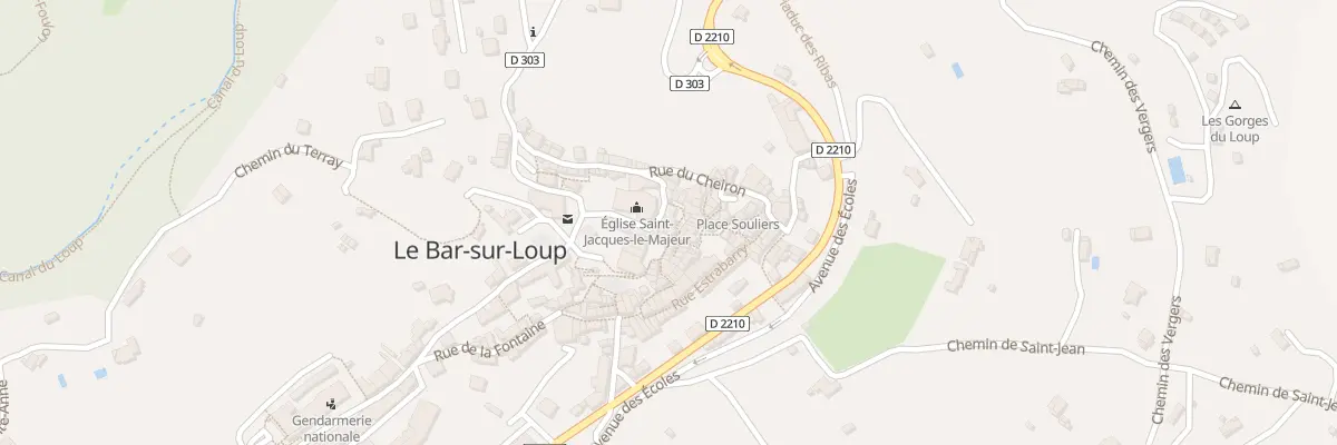 Plan du 6 Rue du Four au Bar-sur-Loup
