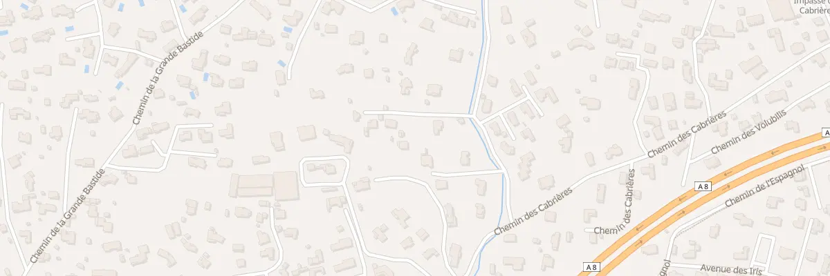Plan du 588E Che des Cabrières à Mougins