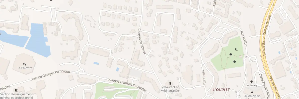 Plan du 77 Che de l’Olivet au Cannet