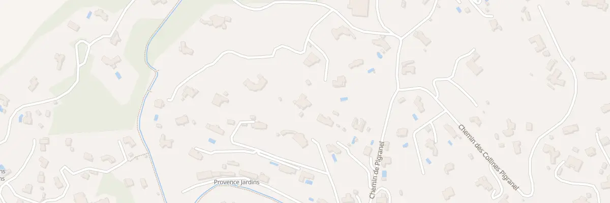 Plan du 751D Che de Pigranel à Mougins