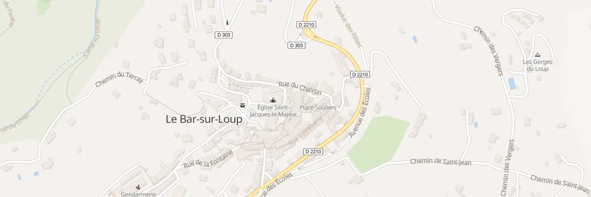 Plan du 1B Imp du Baou au Bar-sur-Loup