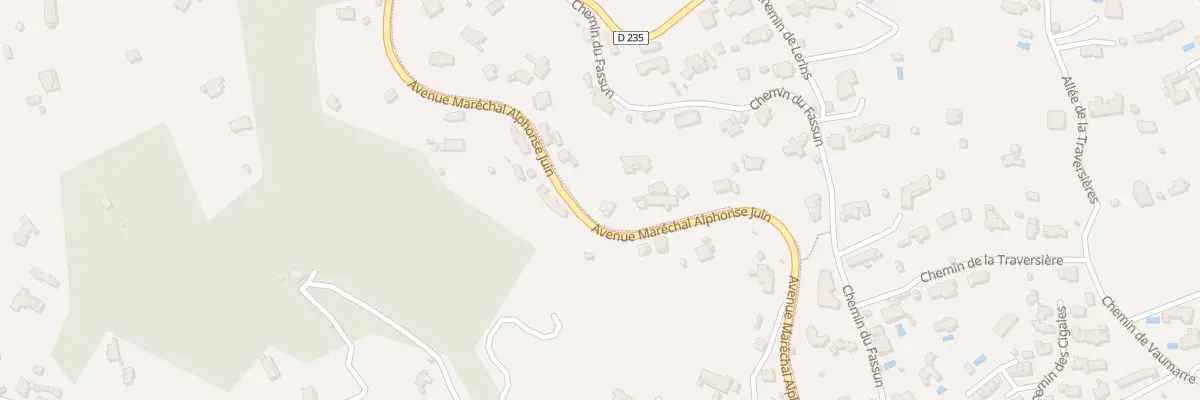 Plan du 579A Av Mal Alphonse Juin à Mougins