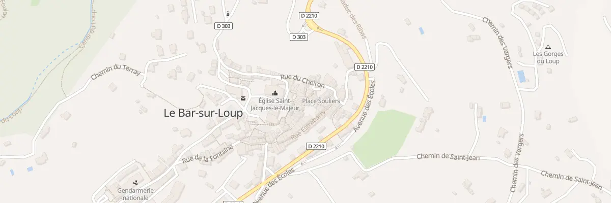 Plan du 5 Rue du Baou au Bar-sur-Loup