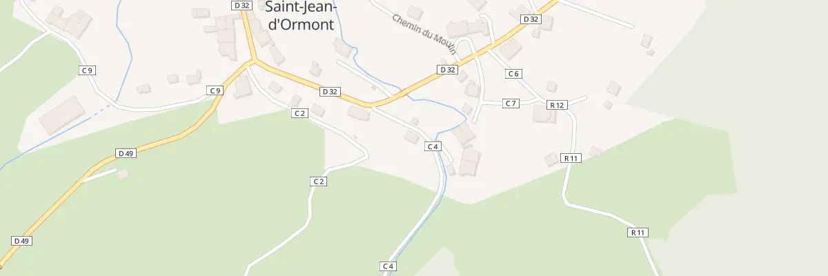 Plan du 1 Le Petit Village à Saint-Jean-d’Ormont