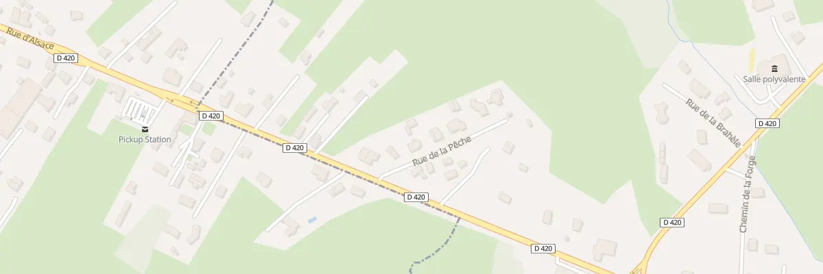 Plan du 3 Rue de la Pêche à Remomeix